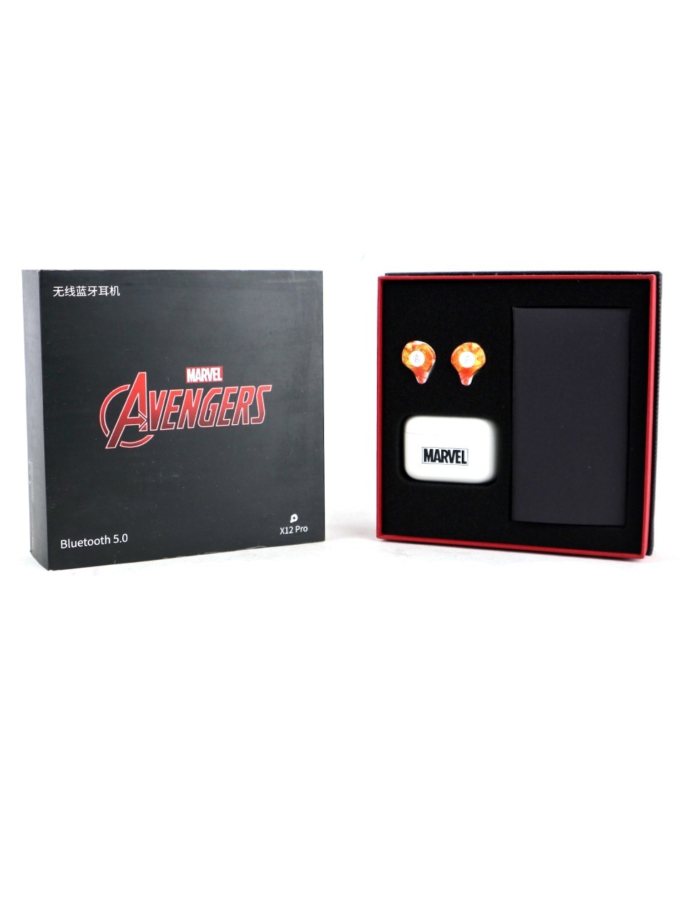Avengers Iron Man Wireless Bluetooth Earbuds Marvel X12 Pro Rare Limited New