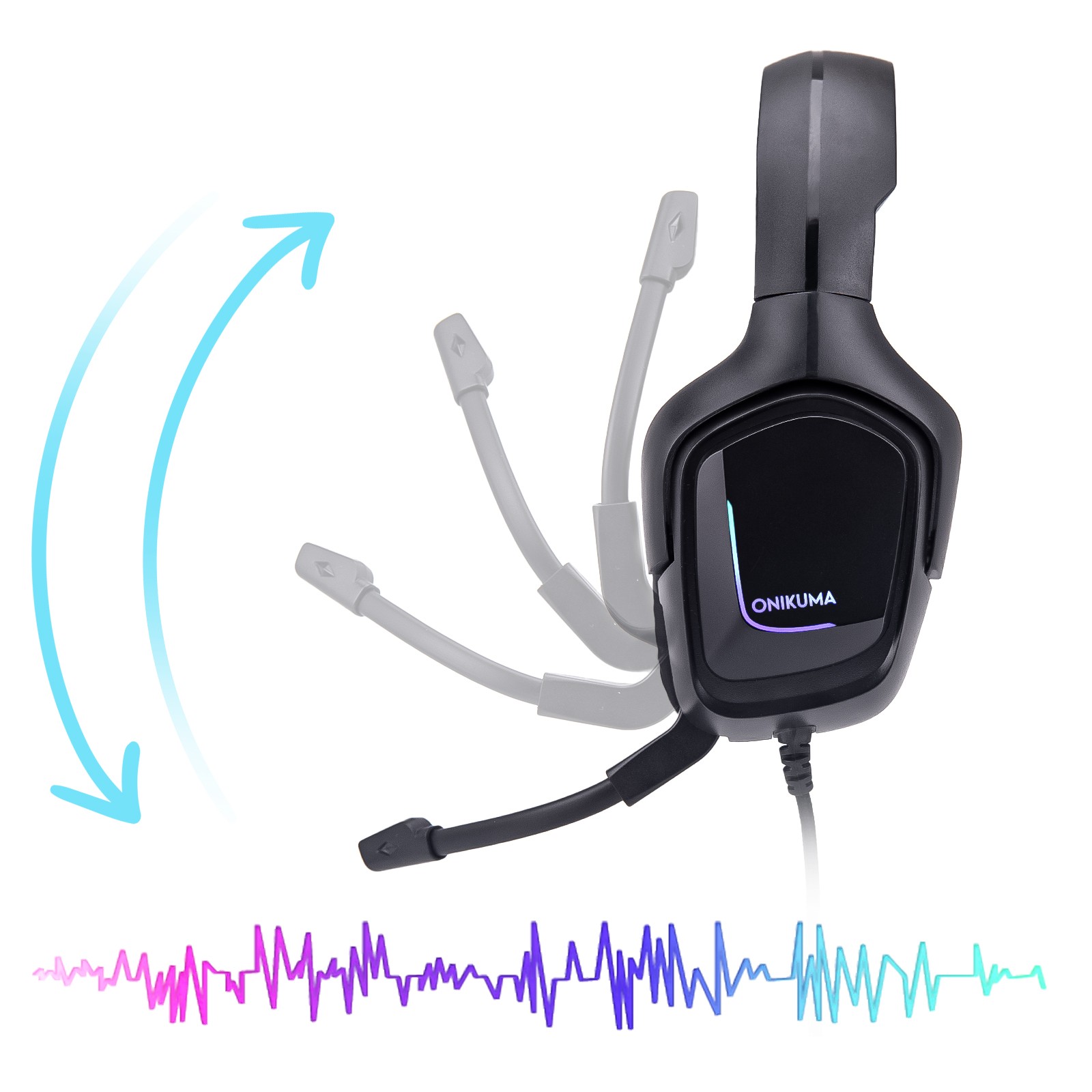 New 3.5mm Gaming Headset Bass Surround Headphones with Mic For PC PS4 PS5 Xbox