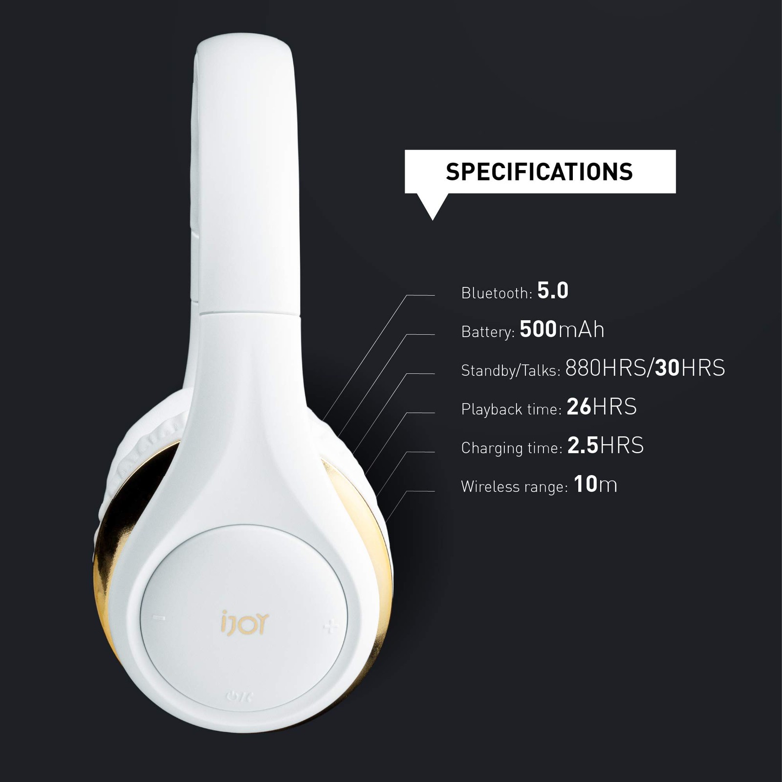 ISO Bluetooth 5.0 Wireless Over Ear Foldable Stereo Headphones with 30 Hours …