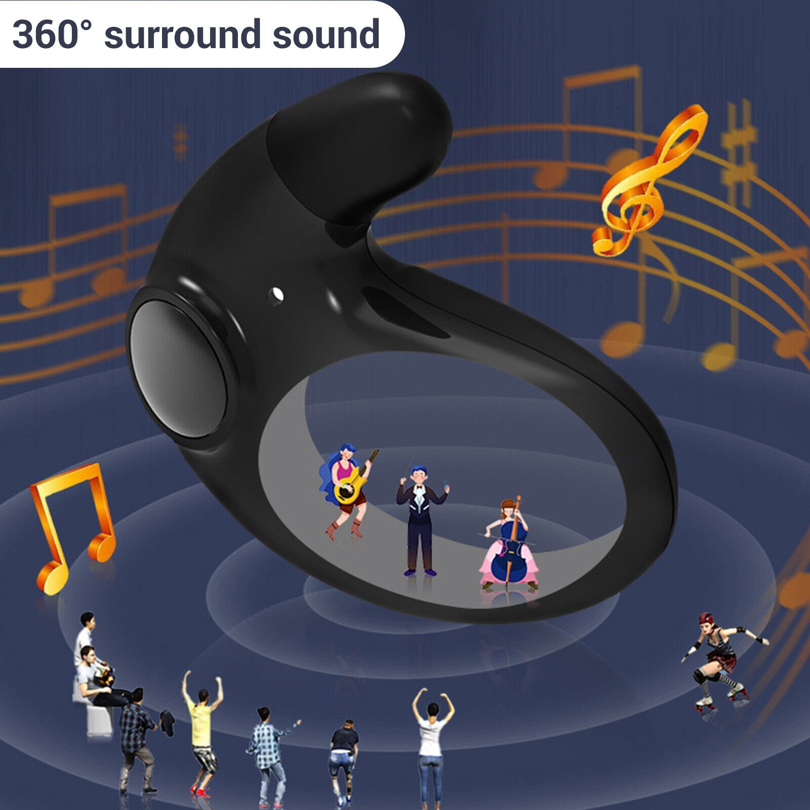 MINI Earbuds Sleep Bluetooth 5.3 Headset Invisible Wireless Earbuds TWS Earphone