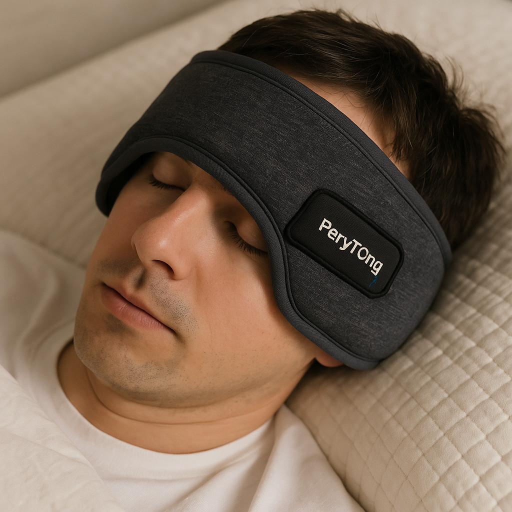 PerytOng Sleep Headphones Bluetooth Mask Headband Wireless for Sleeping
