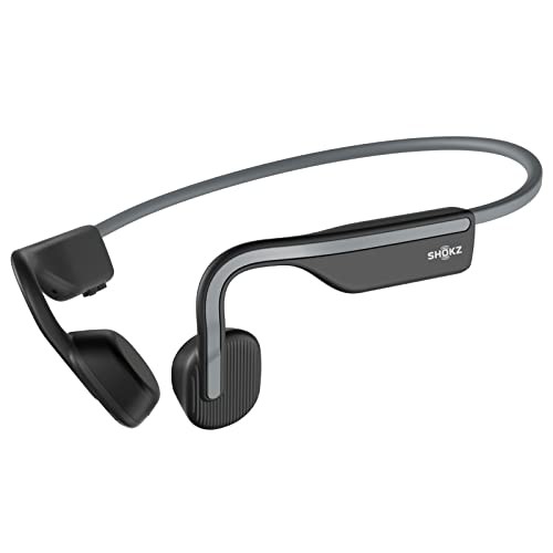 SHOKZ OpenMove – Open-Ear Bluetooth Sport Headphones – Bone Conduction Grey