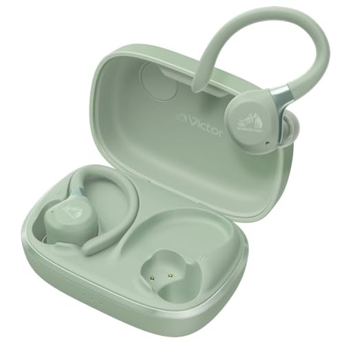 Victor HA-EC77T True Wireless Bluetooth Sport Earbuds Green JVC R87241864