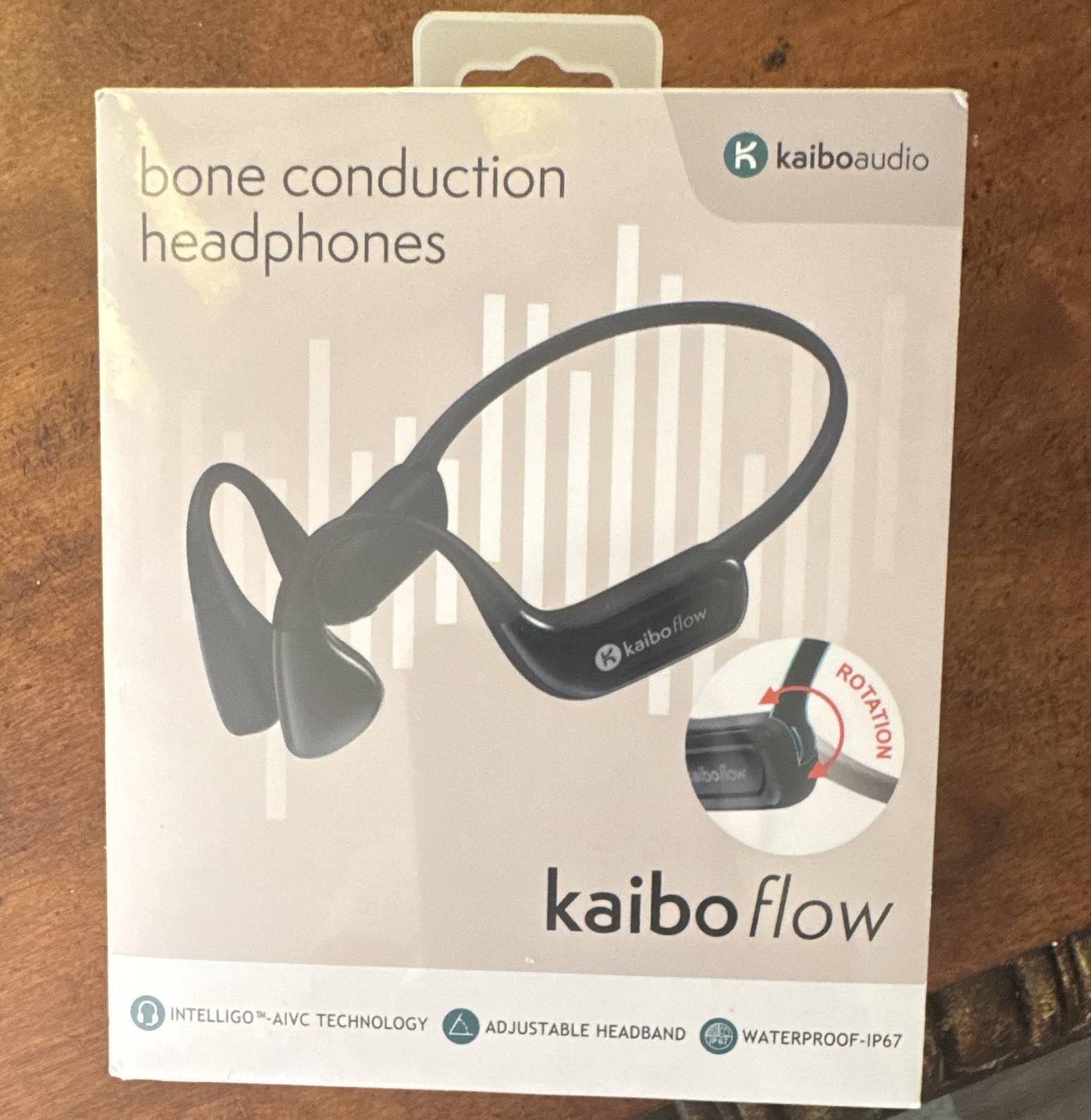 Kaibo Audio Kaibo Flow Bone Conduction Headphones Black IP67 Multipoint