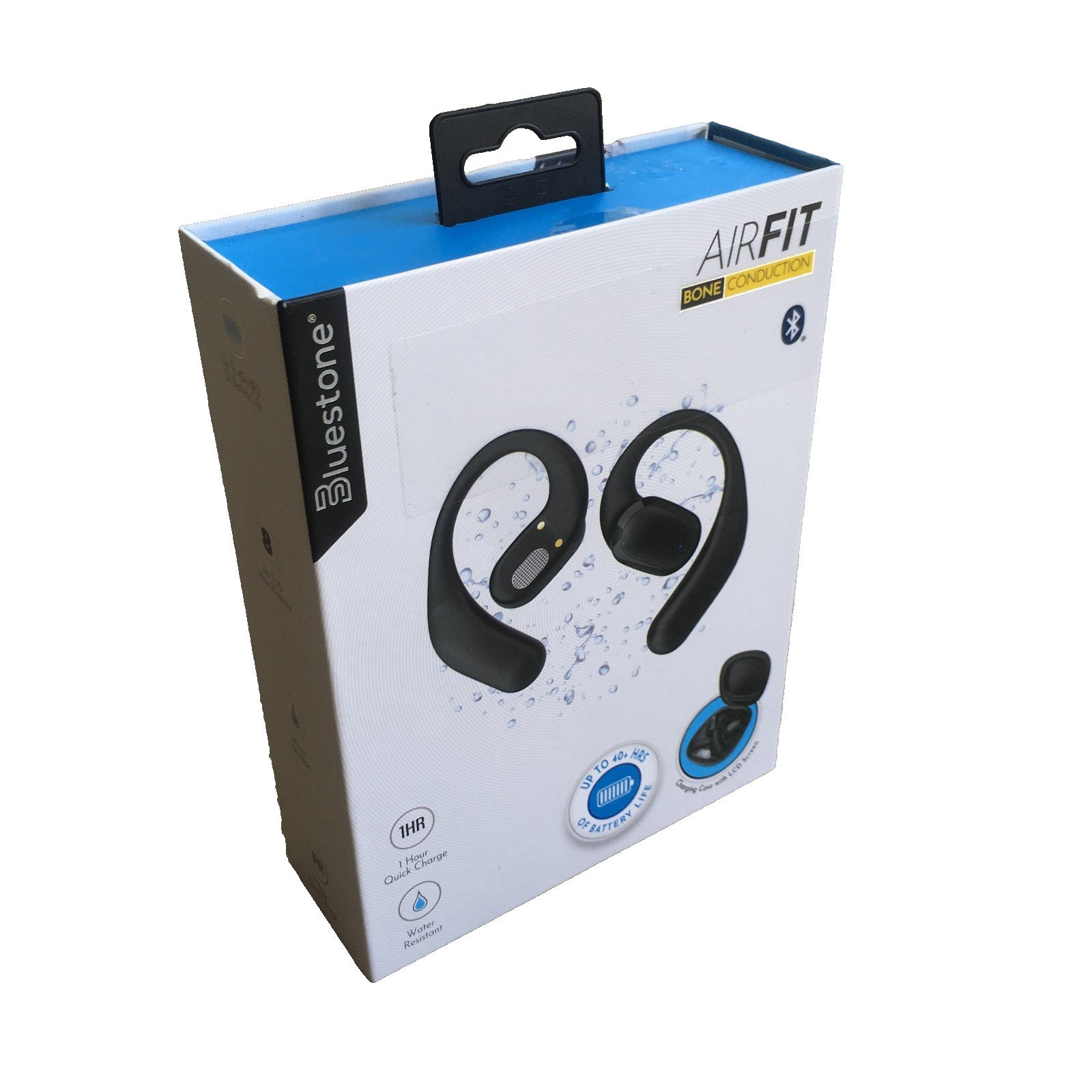 Bluestone AirFit Bone Conduction Bluetooth Earbuds Black New in Box SEALED