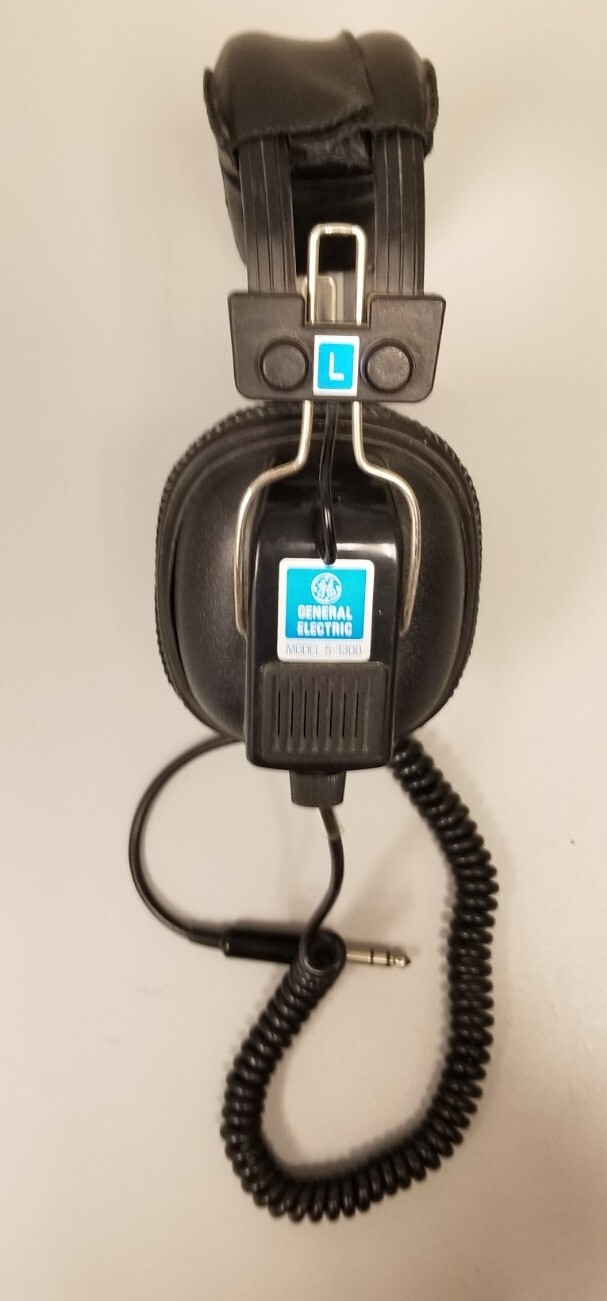 GE General Electric 5-1300 Stereophone Vintage Headphones