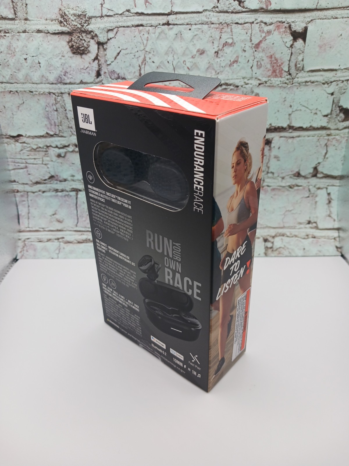 JBL Endurance Race TWS IP67 Waterproof Wireless Bluetooth Headset Earbuds Black