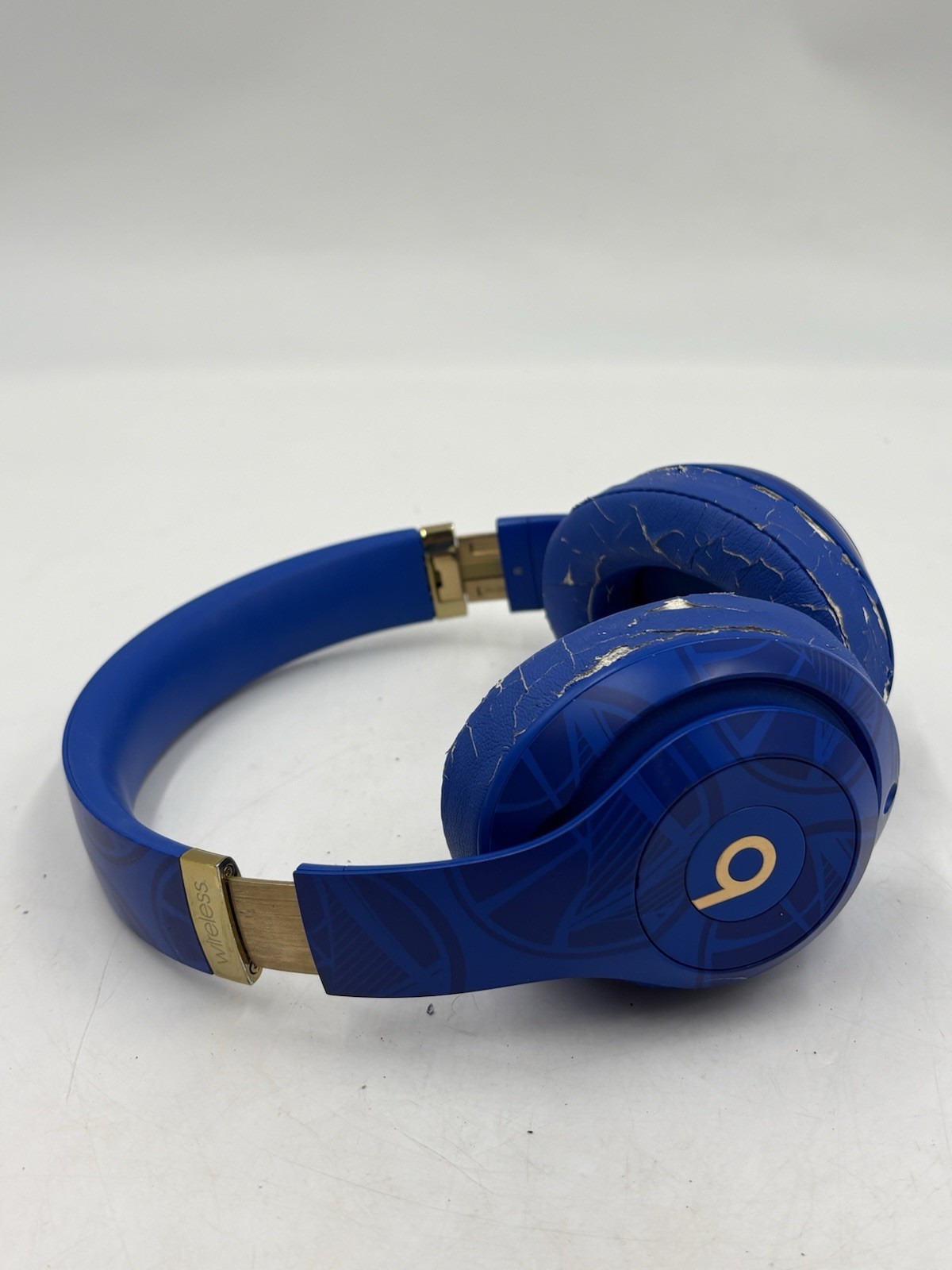 Beats Studio3 Wireless Headphones Golden State Warriors NBA Blue RARE *READ*