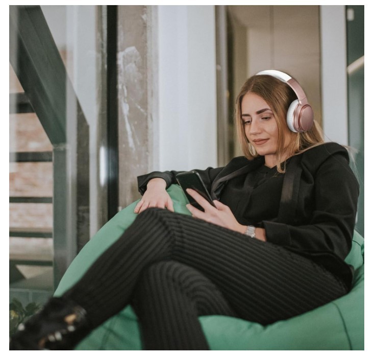 iLive Electronics Active Noise Cancellation Bluetooth Headphones, Adjustable