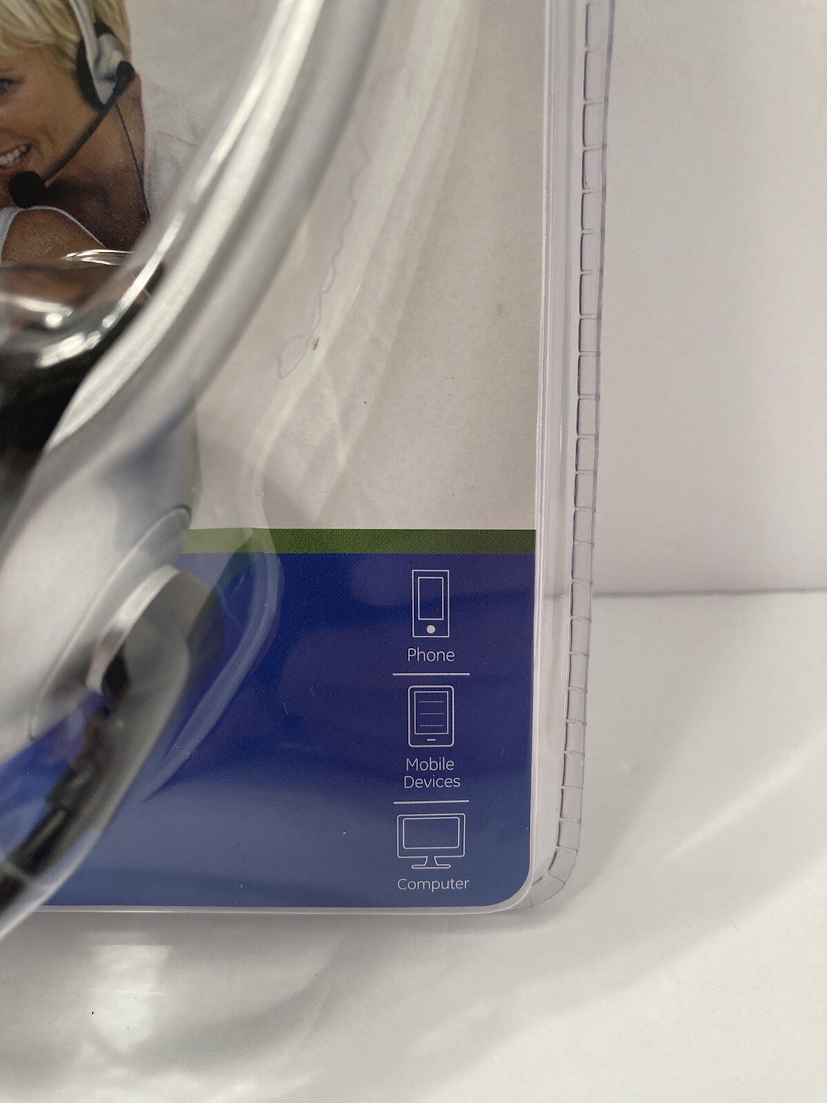 ge universal all-in-one stereo headset new/sealed