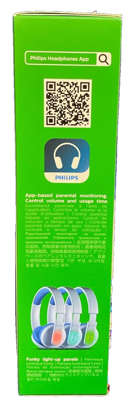 PHILIPS K4206B Kids Wireless On-Ear Headphones-BT-Wired-Parental app control-NEW