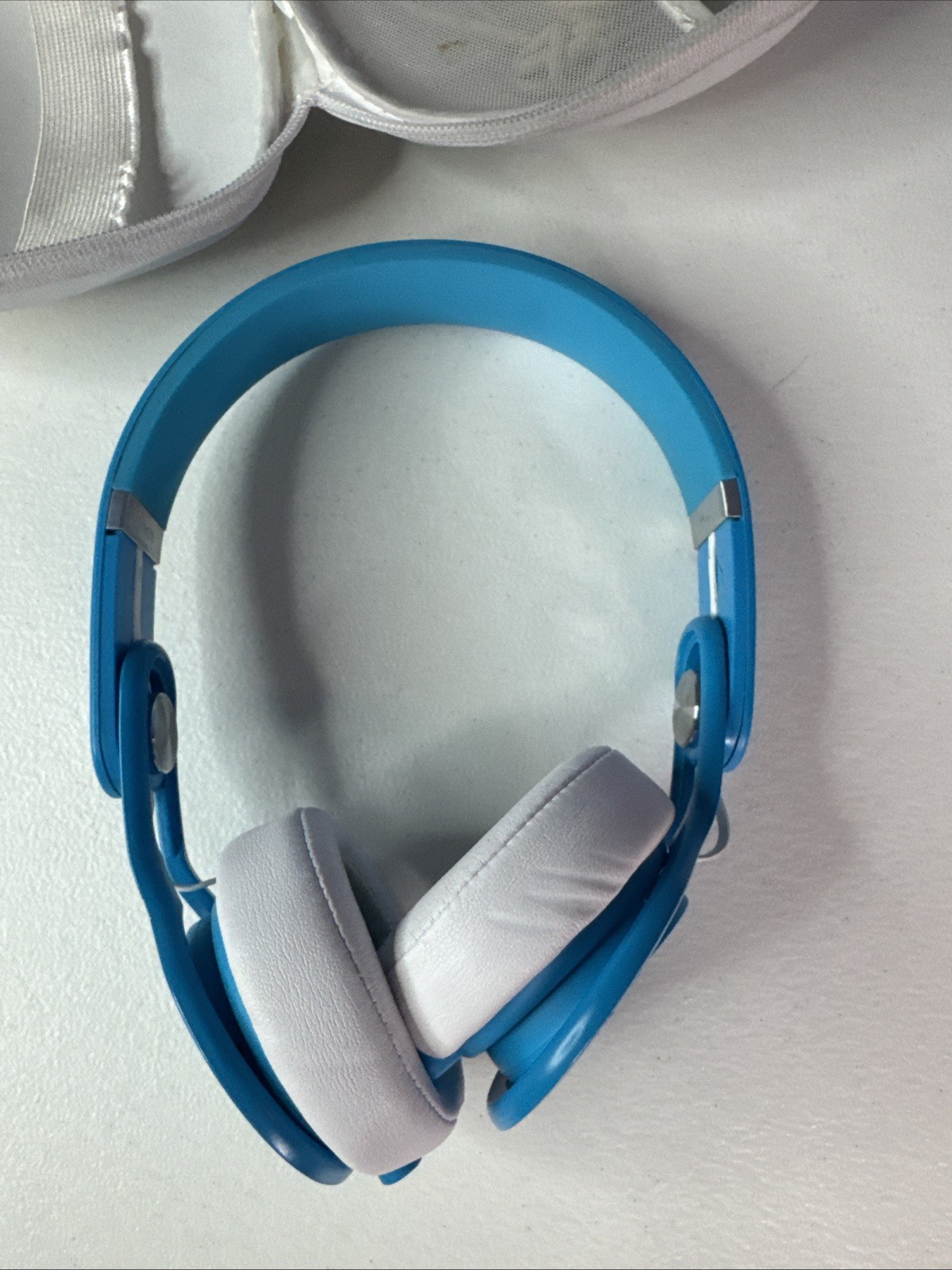 Beats Mixr Wired Headphones David Guetta Limited Edition Blue & White w/ Case