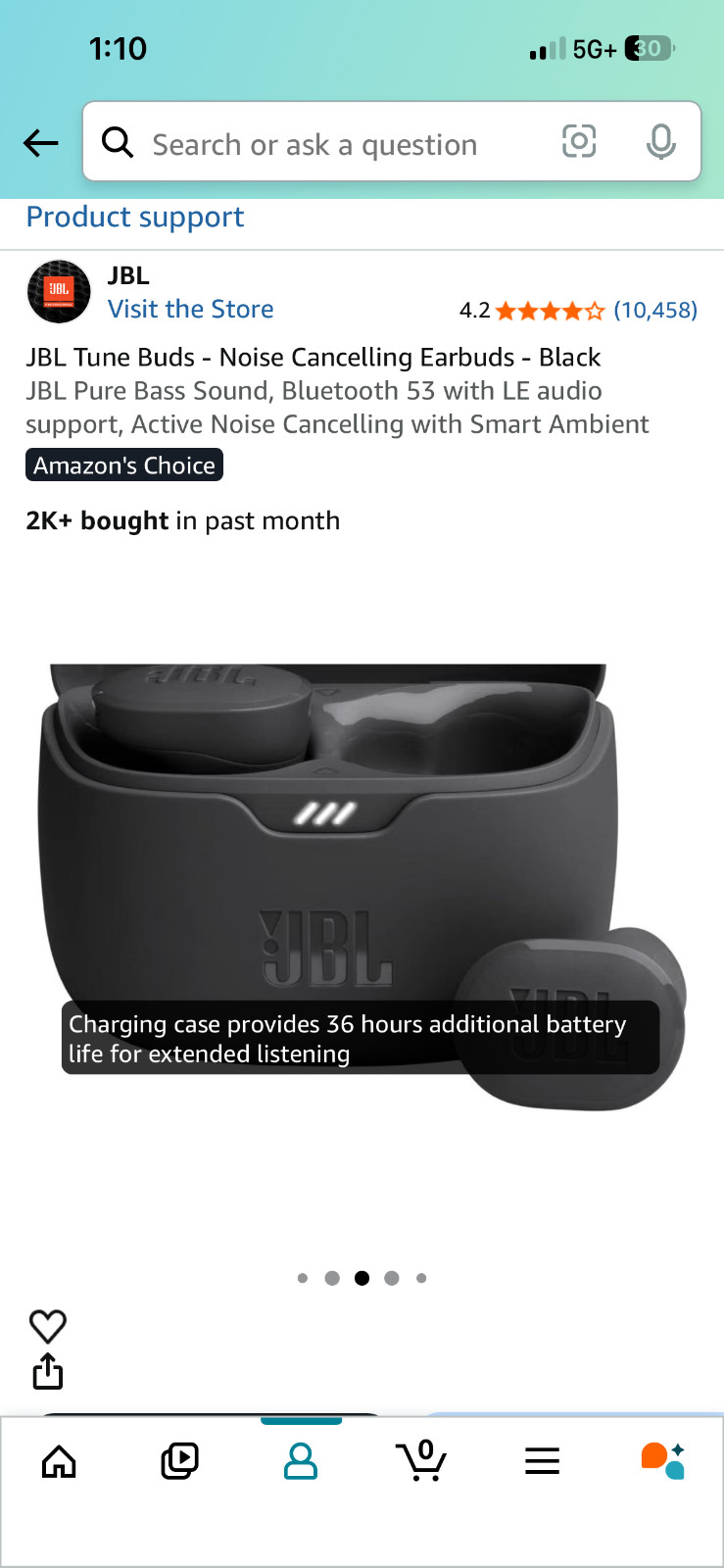 JBL Tune Buds, Black Auto noise cancelling. They sound great but just don’t fit