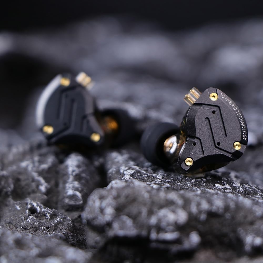 Upgraded KZ ZS10 PRO X HiFi Earphones: Alloy Faceplate, Superior Sound Quality