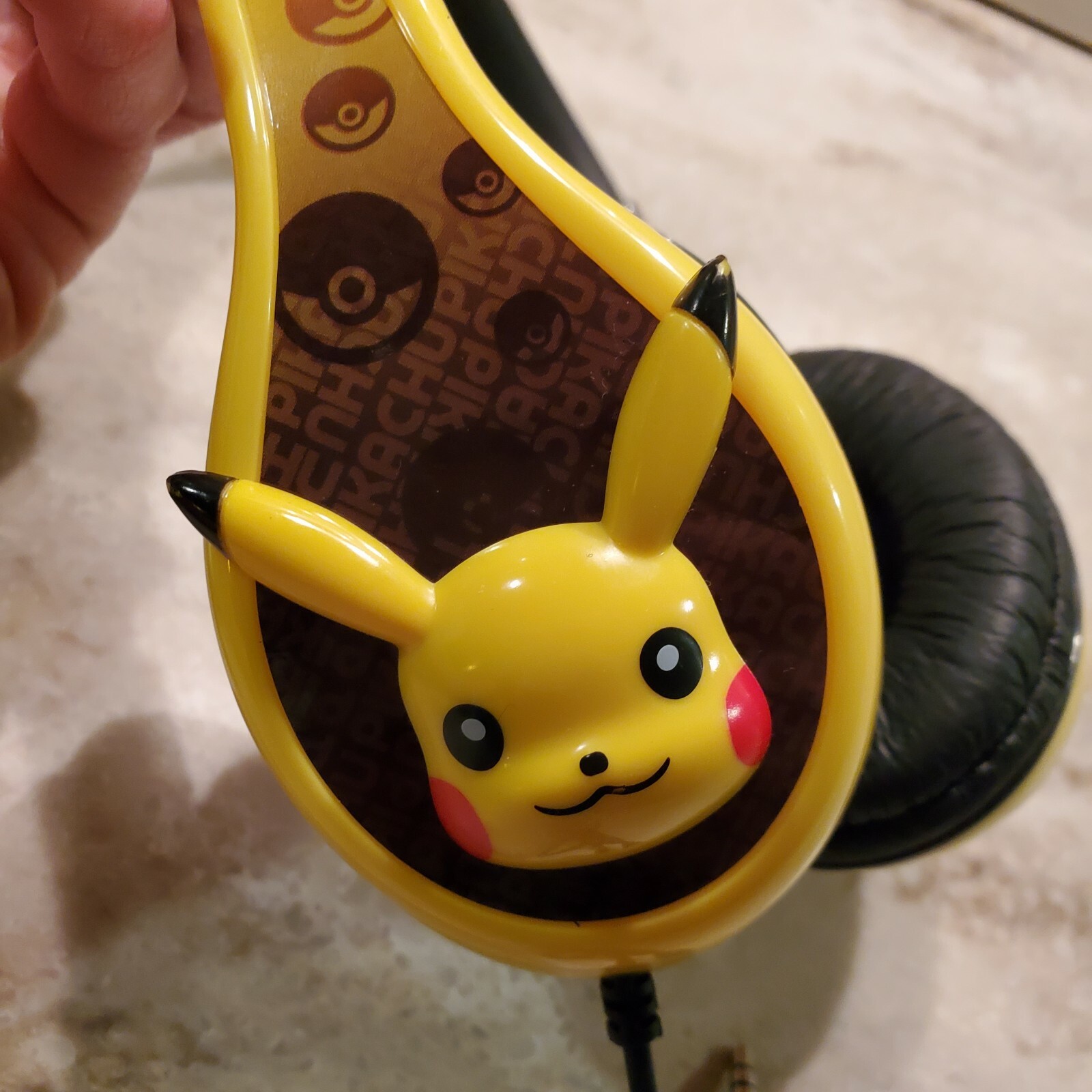 Pokemon Pikachu Yellow Kids Headphones