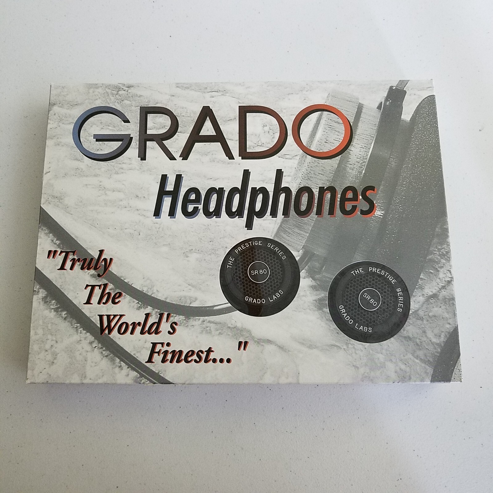 Grado Headphones Prestige Series SR80 On-Ear Wired Black Vintage New Old Stock