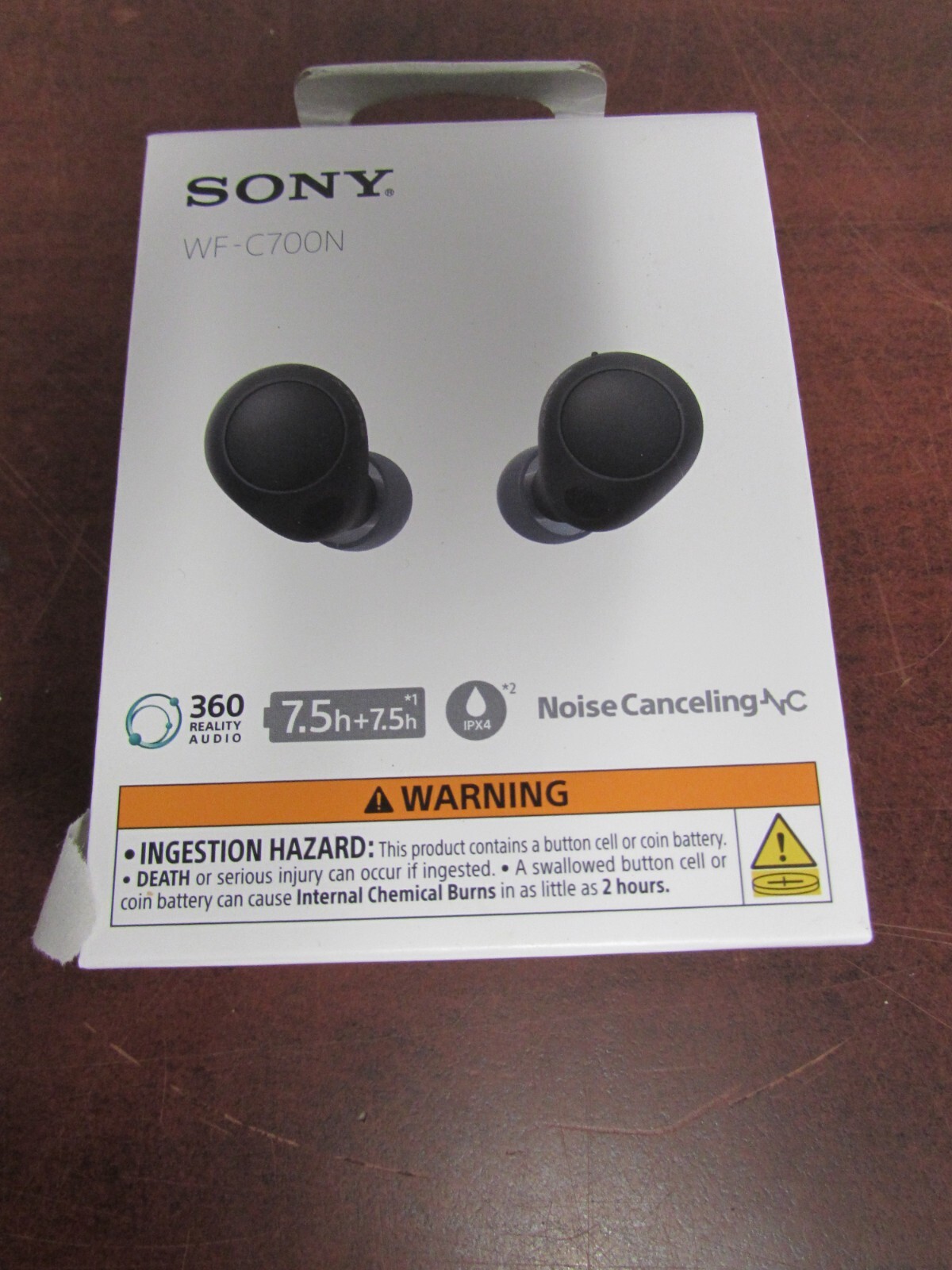 SONY WF-C700N NOISE CANCELING EARBUDS BLACK (22C)