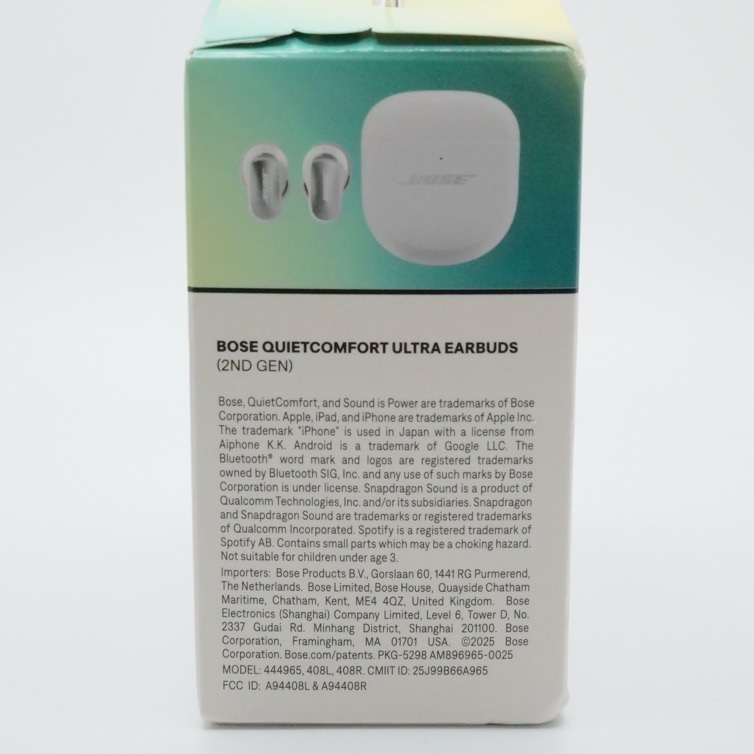 Bose QuietComfort Ultra Earbuds 2nd Gen (2025 Model) White Smoke 896637-0020