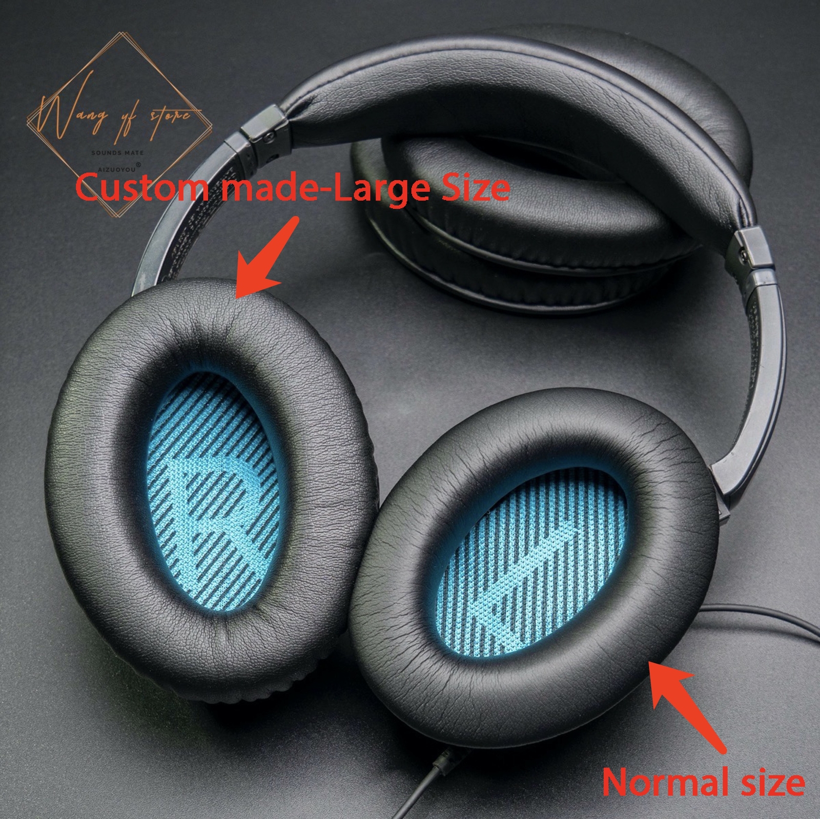 Larger Ear Pads Foam Cushion For Bose QC 35 35II 25 15 2 Ae2 Soundlink Headphone