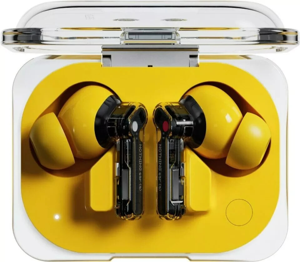 Nothing Ear (a) Hi-Res audio with LDAC Bluetooth Headset (Yellow,True Wireless)