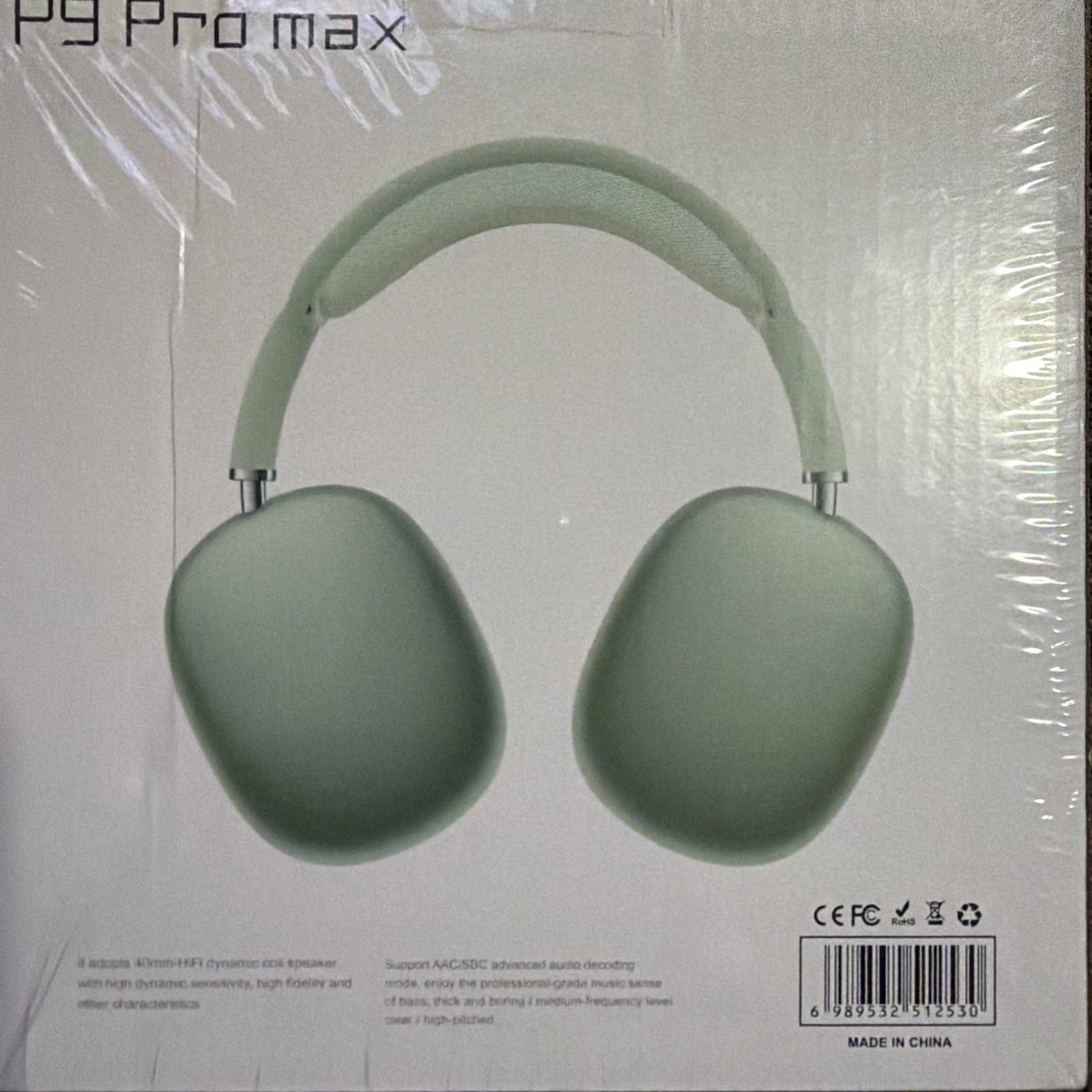 P9 Pro Max Wireless Bluetooth Headphones