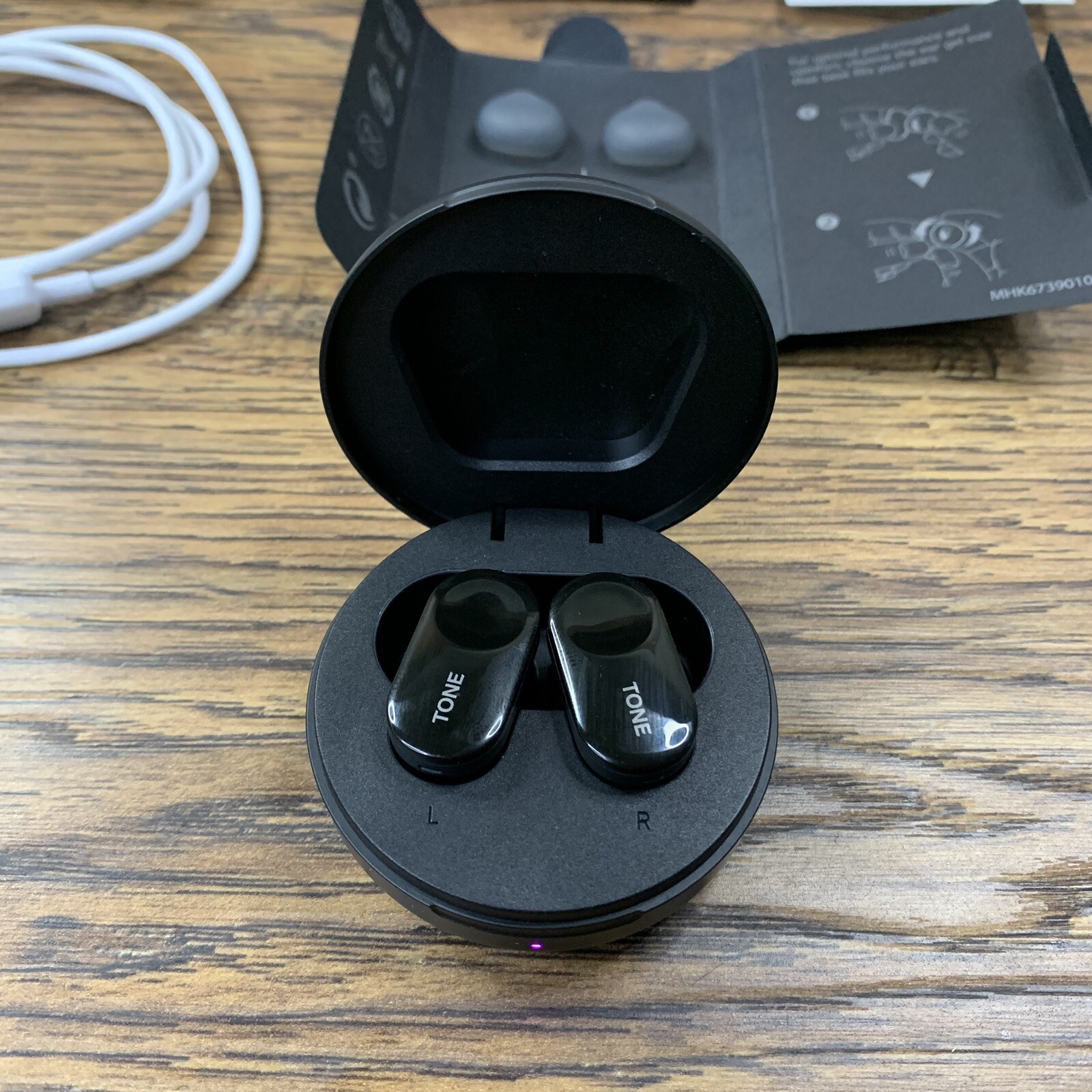 LG TONE Free Earbuds Bluetooth All Day Comfort HBS-FL7 Black in ear