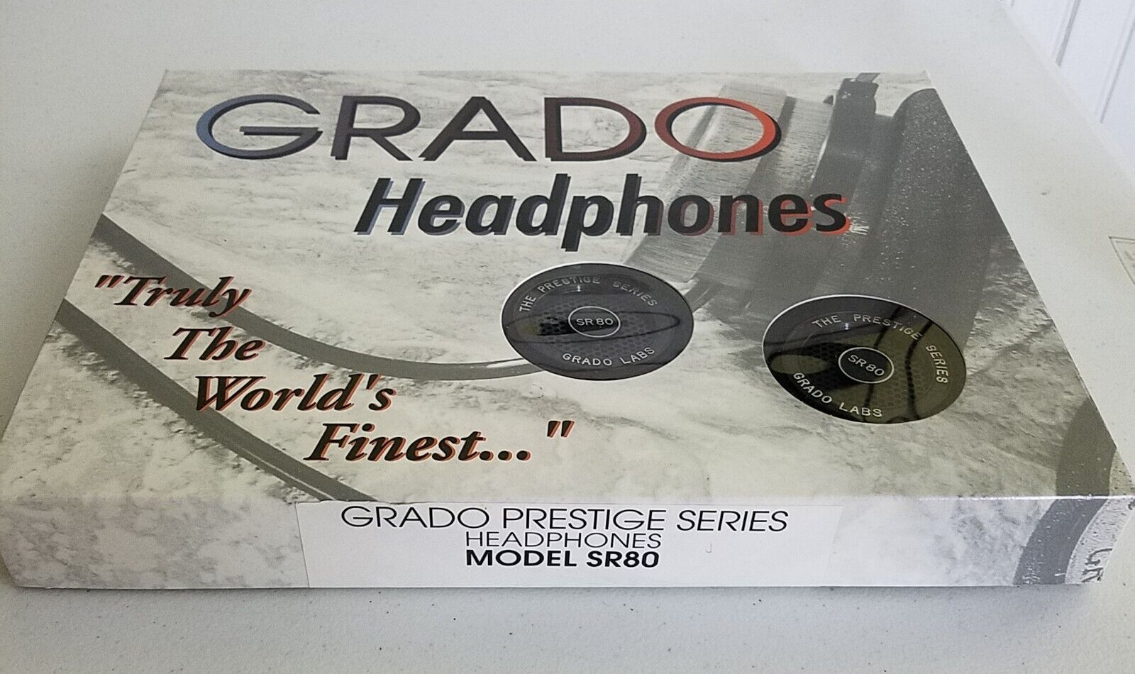 Grado Headphones Prestige Series SR80 On-Ear Wired Black Vintage New Old Stock