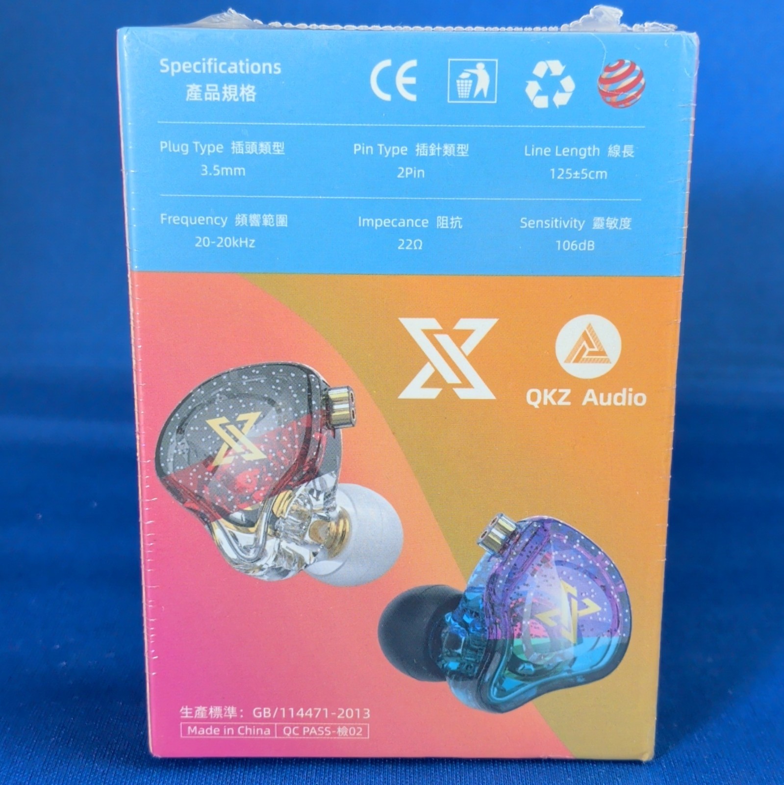 QKZ AK6 Max Transparent In-Ear IEM 3.5mm 2-Pin 10mm Hi-Res Mic