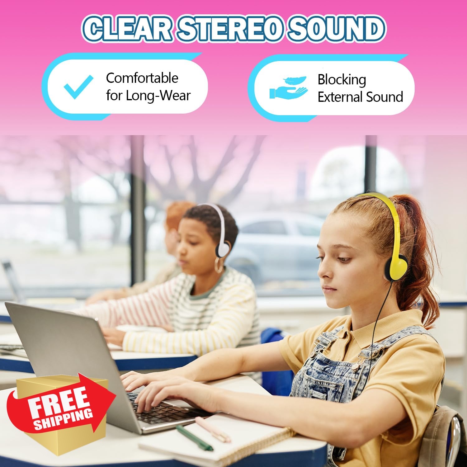 Yoley Headphones 100 Pack 12 Colors