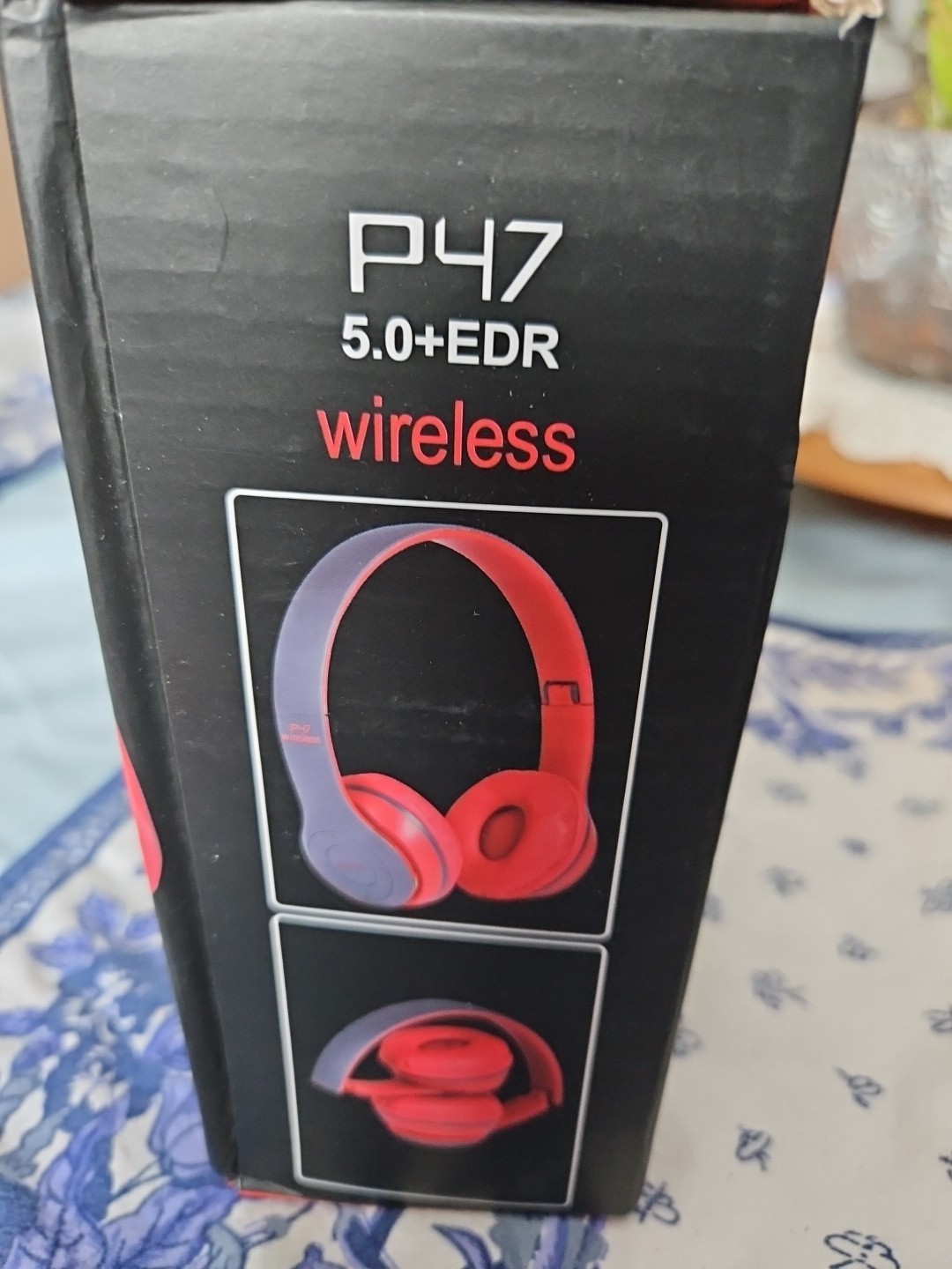 P47 5.0+EDR Wireless Bluetooth Over the Ear Headphones