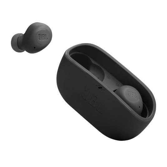 JBL VIBE BUDS 2 TRUE WIRELESS NOISE CANCELLING EARBUDS VIBEBUDS2AM – BLACK