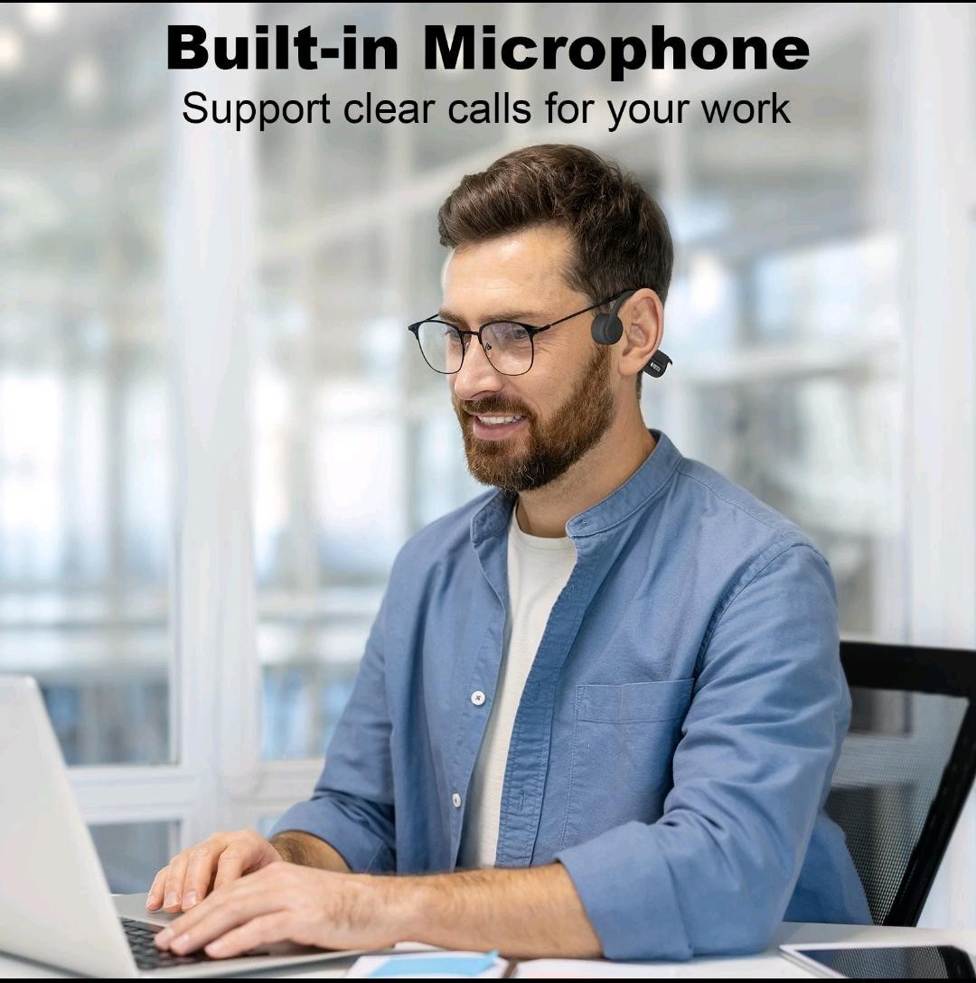 Bluetooth Bone Conduction Earphones IP68 Swimming Waterproof 32GB MP3 Headphones