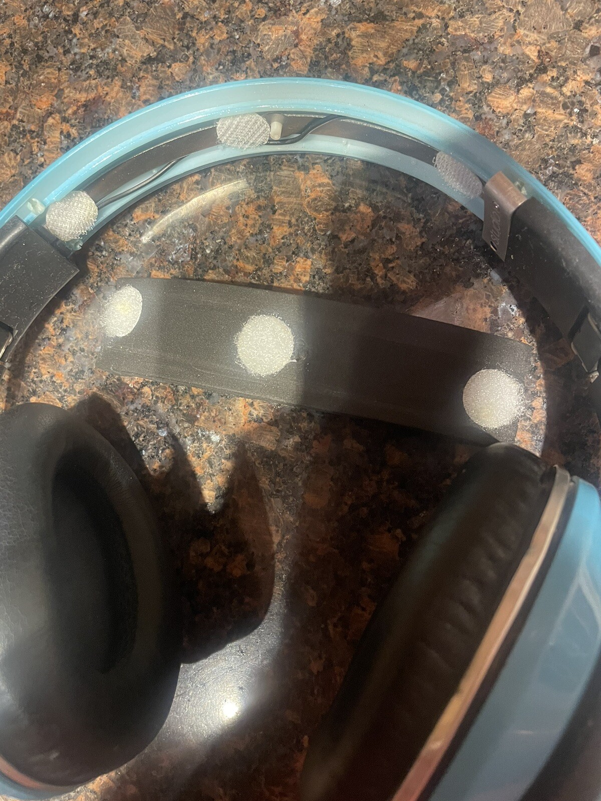 China Monster Beats by Dr. Dre Rare Knockoffs Light Blue/Red- Wired Headphones