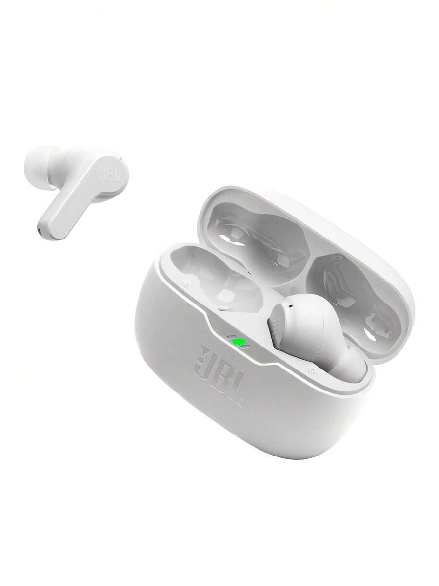 JBL Vibe Beam True Wireless In-Ear Headphones – White (JBLVBEAMWHTAM)