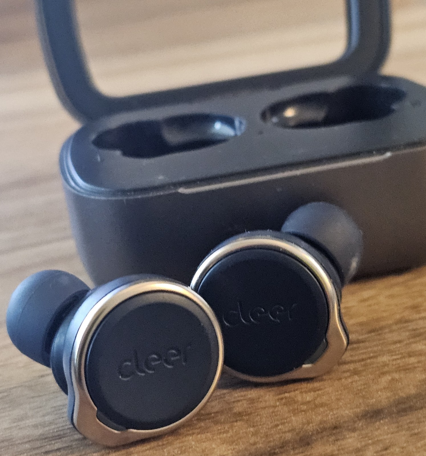 Cleer Ally PlusTrue Wireless Noise-canceling Headphones with Bluetooth – Navy