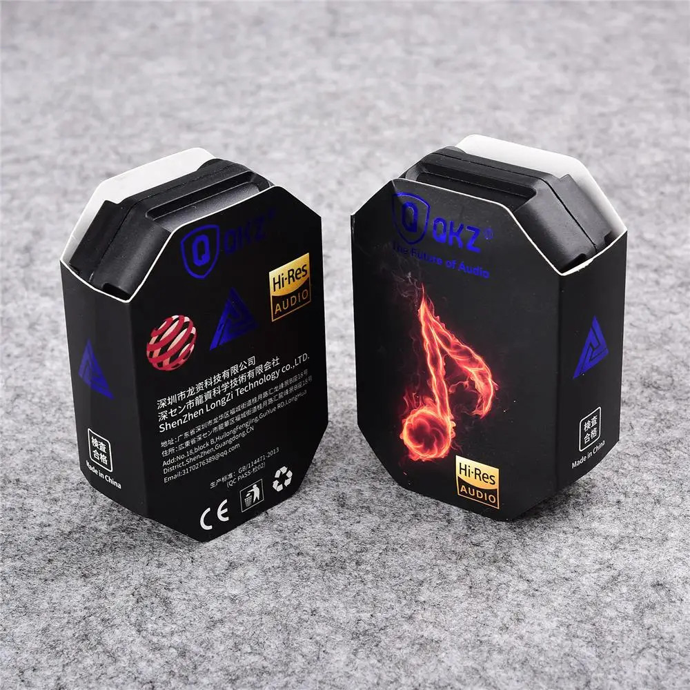 Original QKZ AK6 In-Ear Earphone Hifi Bass Headphones with Microphone Noise Canc