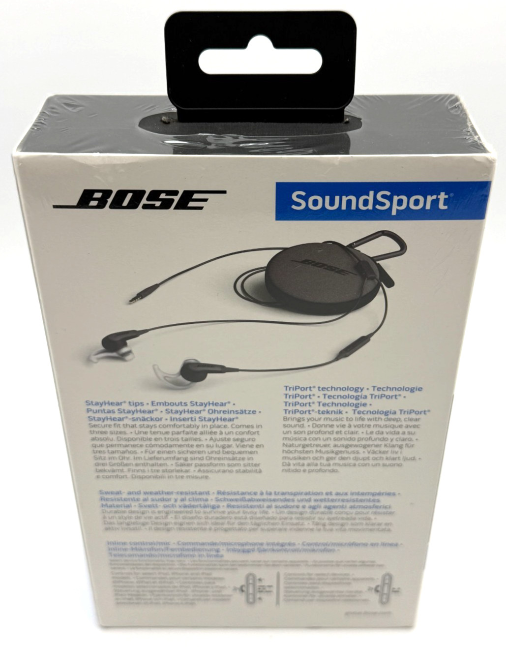 BOSE SoundSport in-ear headphones Wired Apple Controls w/ Mic Energy Green NEW