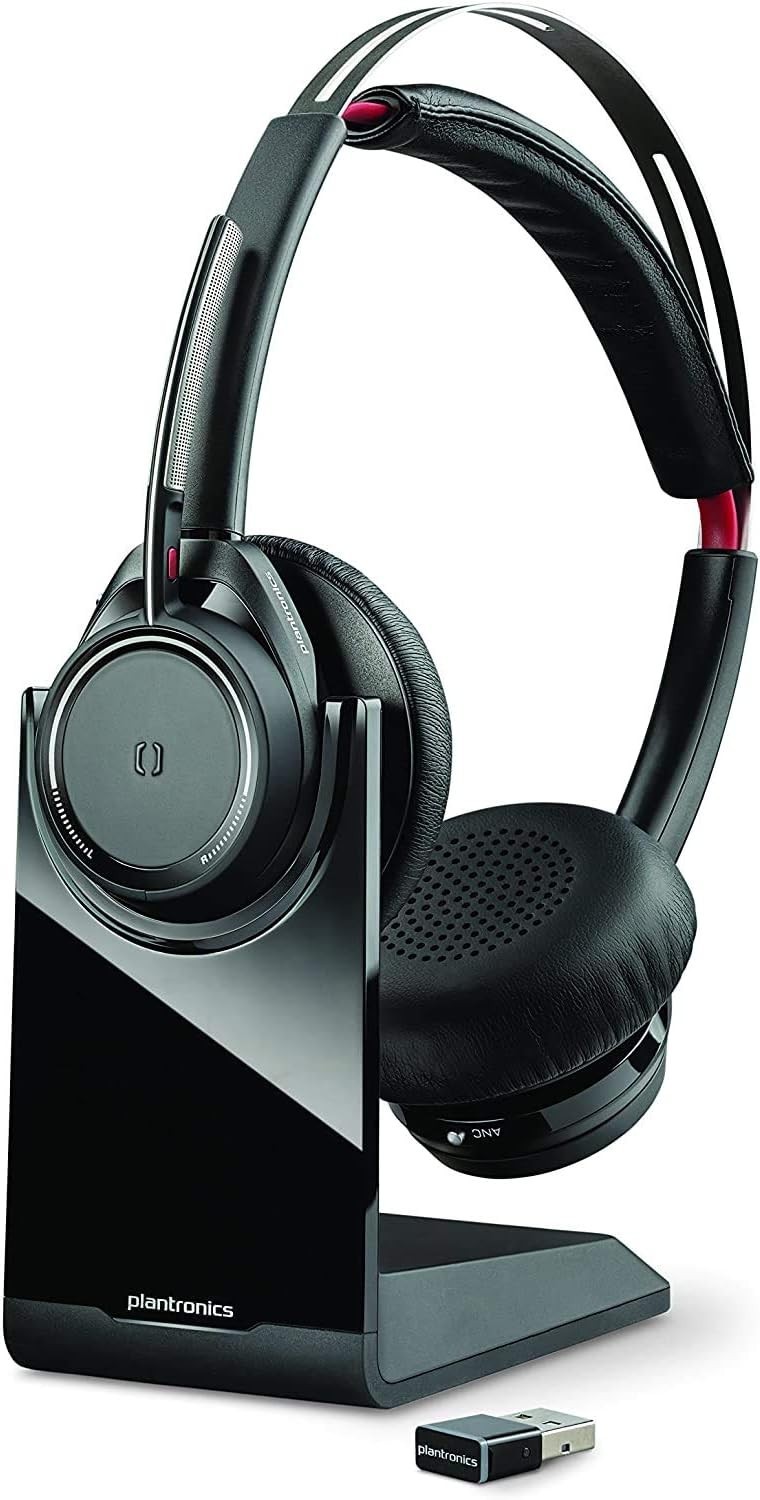 Plantronics B825 Voyager Focus Bluetooth USB Headset -Active Noise Cancellation