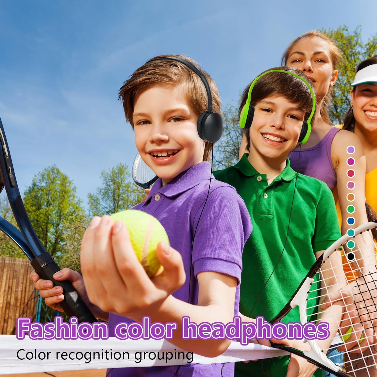 Classroom Headphones Bulk 30 Pack for School Kids,Wholesale Earphones Class Set