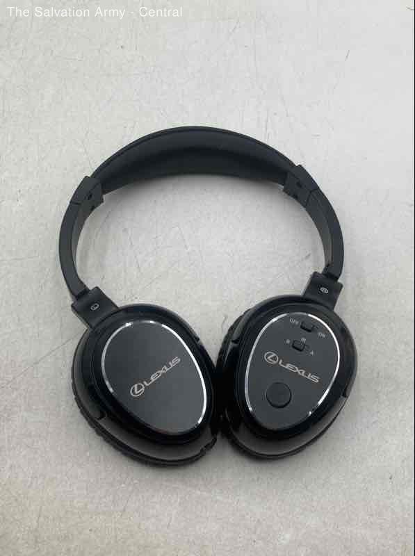 Lexus Black Over-The-Ear Wireless Headphones With Carrying Case