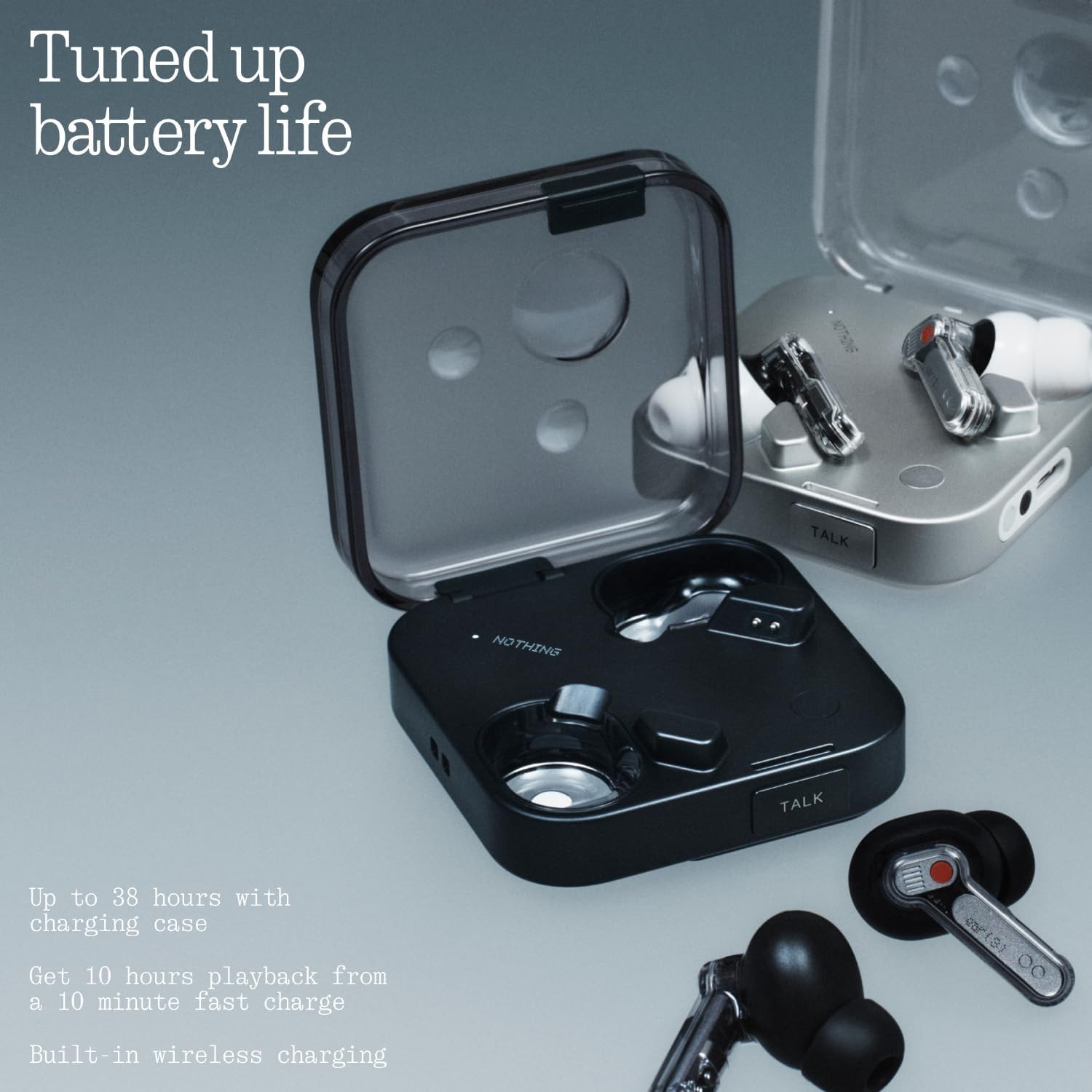 Nothing Ear (3) TWS Bluetooth Earbuds Hi-Res 6 Mics 12mm Dynamic Bass By Fedex