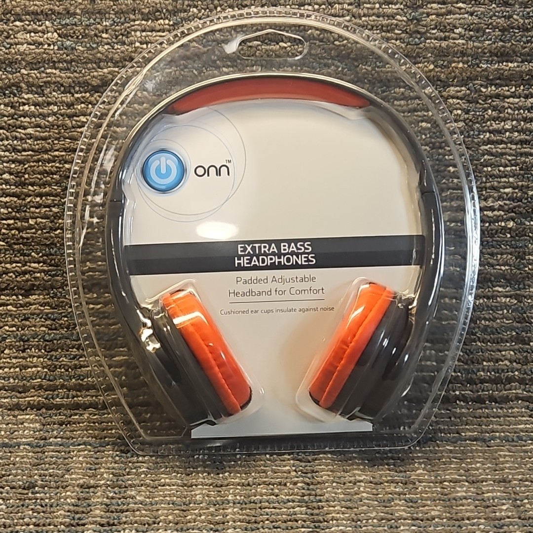 Onn Extra Bass Headphones 2016 Walmart Sealed