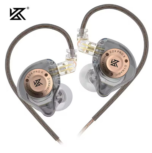 KZ EDX Pro X Wired IEM Earphones Dynamic Driver HiFi Bass Sound