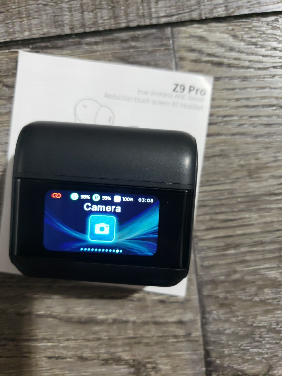 ZYHKON Z9 Pro Wireless Earbuds w/ Touch Screen, Transparency Mode, IPX7 Earphone