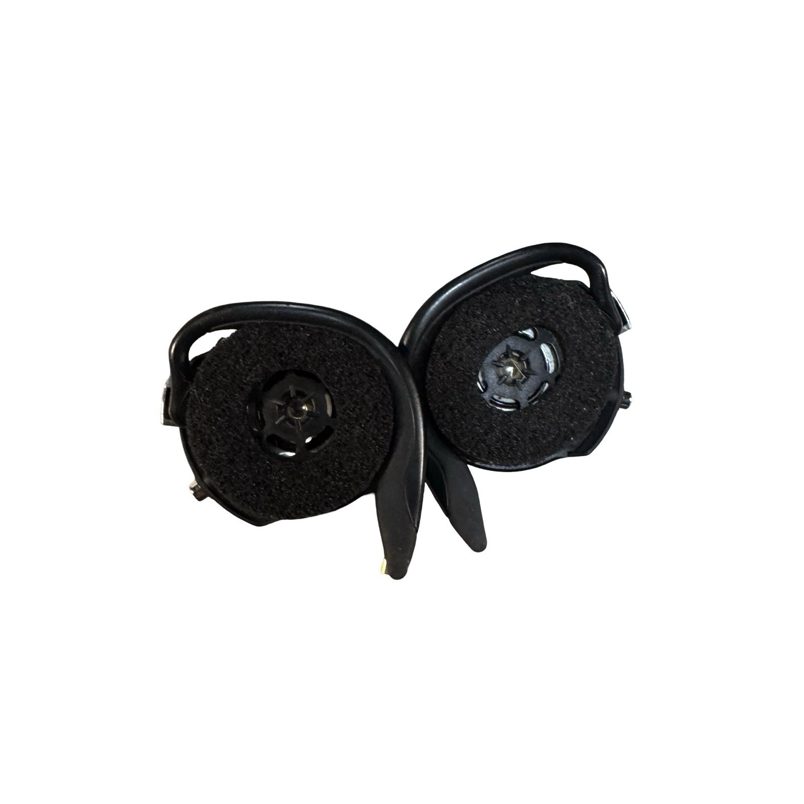 Sony MDR-Q68LW Retractable Clip On Headphones Black Vintage Y2K READ