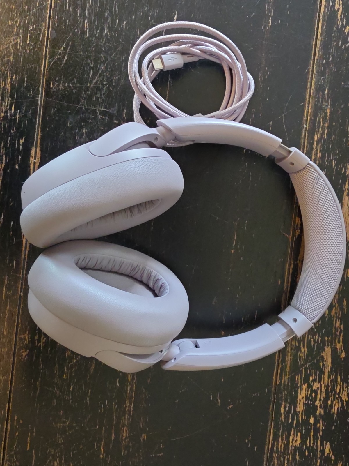 JLab JBuds Lux ANC Over Ear Headphones, Active Noise Cancelling, Bluetooth Mauve