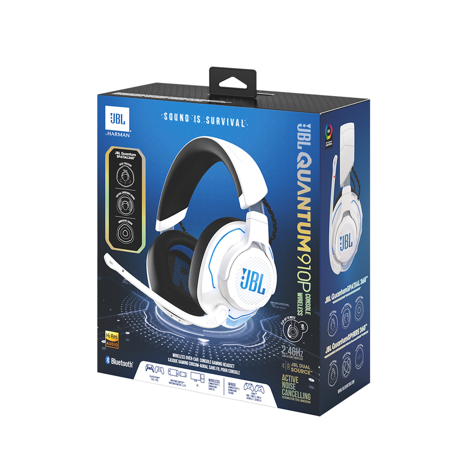 JBLQuantum 910P Console Wireless,Wireless over-ear gaming headset