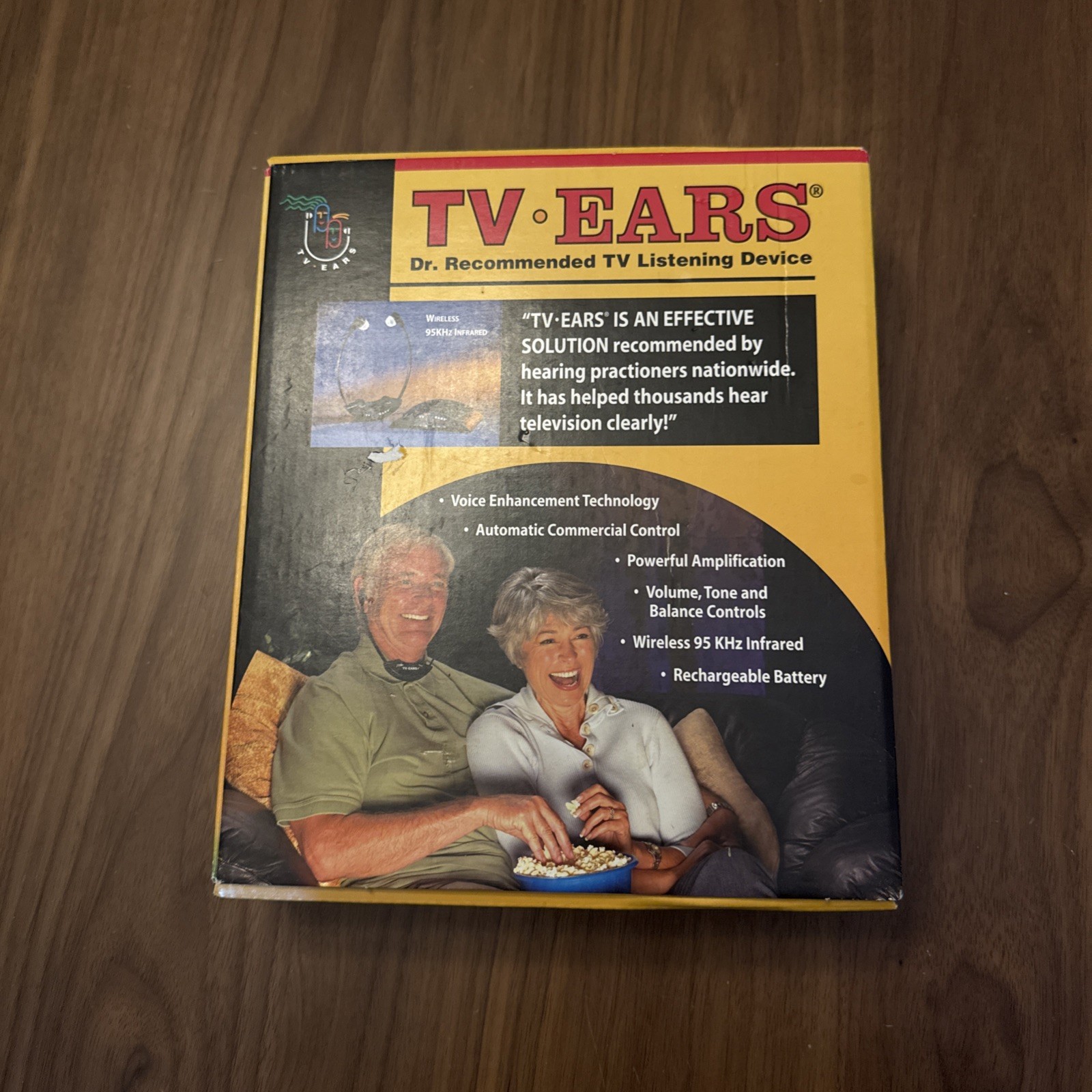 TV EARS Original Wireless Headset System TV Hearing Aid Device Sealed New