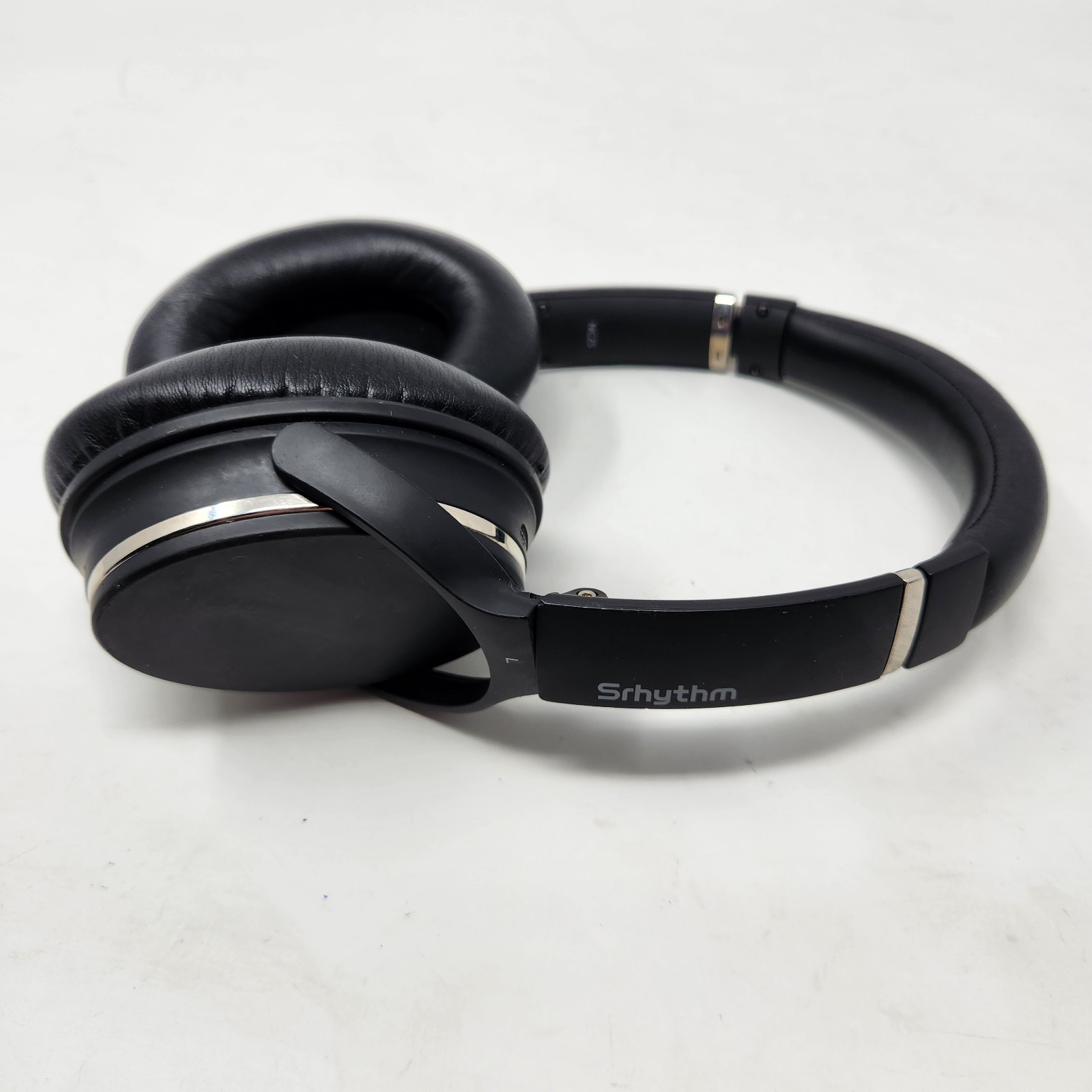 Srhythm NC35 5.0 Wireless Bluetooth Over Ear Headphones Tested Working Black
