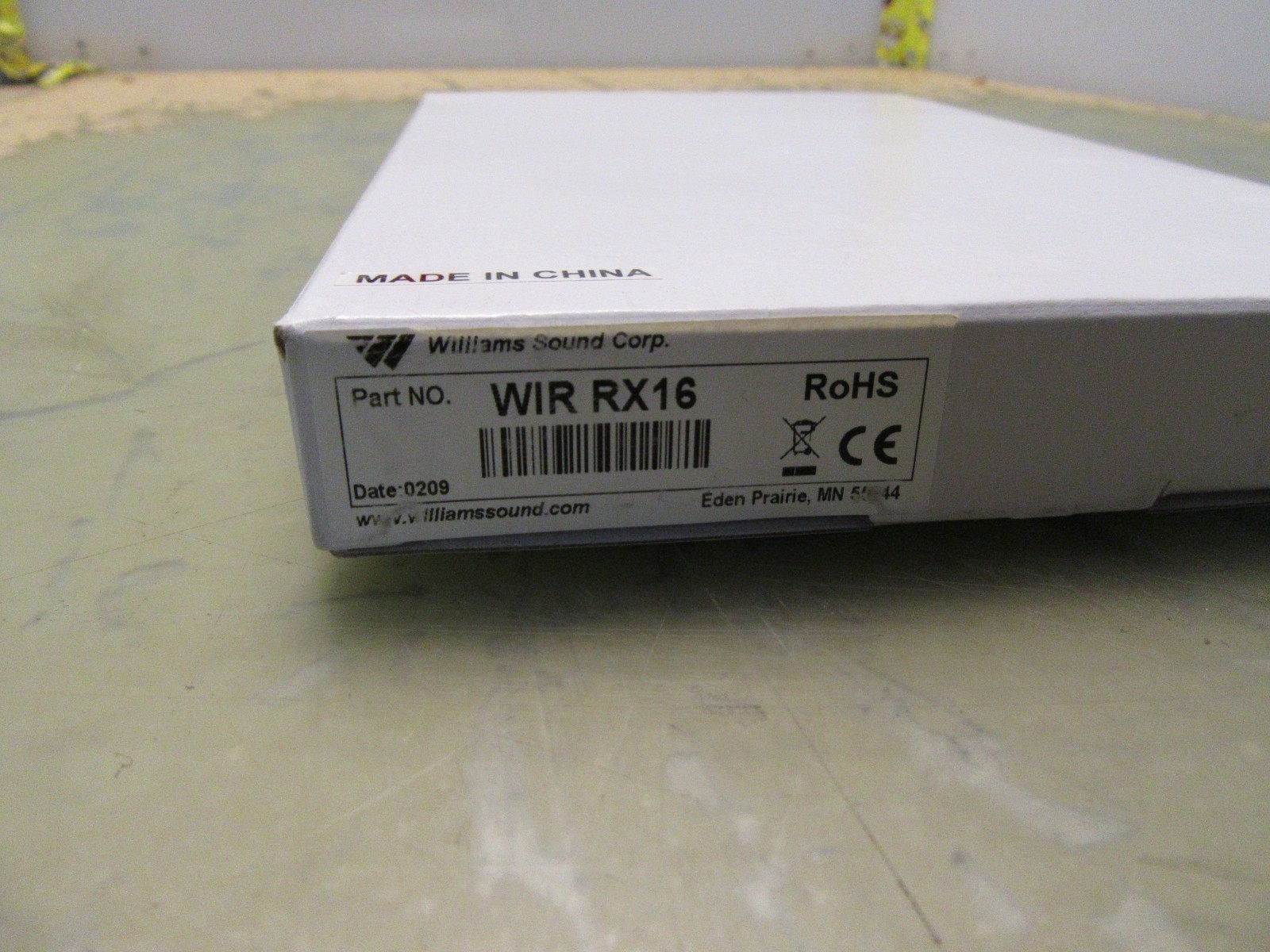 williams sound under the chin 2 channel infrared receiver wir rx16 [4*R-15]